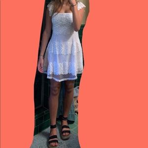 Free People White Lace Dress